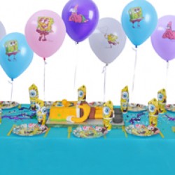 10 Kişilik Sponge Bob Party Ekonomik Set
