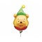 14 inç Winnie The Pooh Parti Şapkalı Folyo Balon