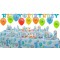 16 Kişilik First Birthday Blue Süper Set