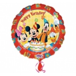 18 inç Mickey Ve Arkadaşları Birthday Folyo Balon