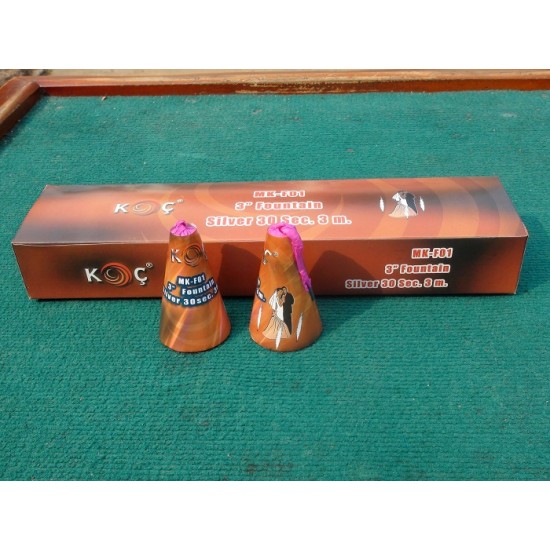 3 inç 30 Sn. Dış Mekan Silver Volkan