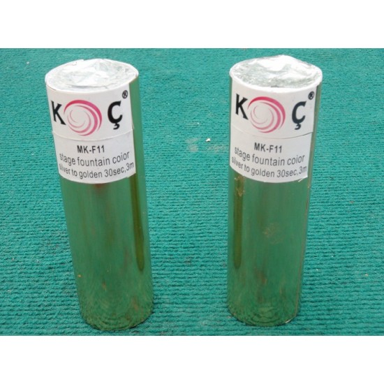 3 Metre 30 Sn. Silver to Gold Elektronik Silindir Volkan