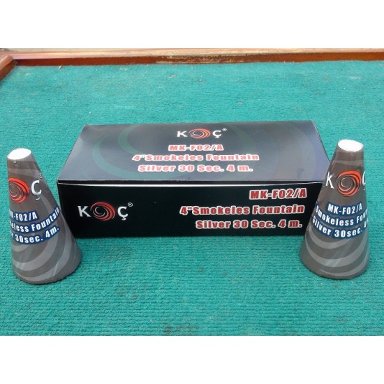 4 inç 30 Saniye Dumansız Silver Volkan