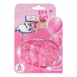 6lı It's A Girl Balon