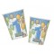 8 Adet 180/200cc First Birthday Balloons Blue Bardak