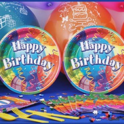 8 Kişilik 40 Yaş Brilliant Birthday Ekonomik Set