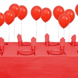 8 Kişilik Pastel Kırmızı Mini Set