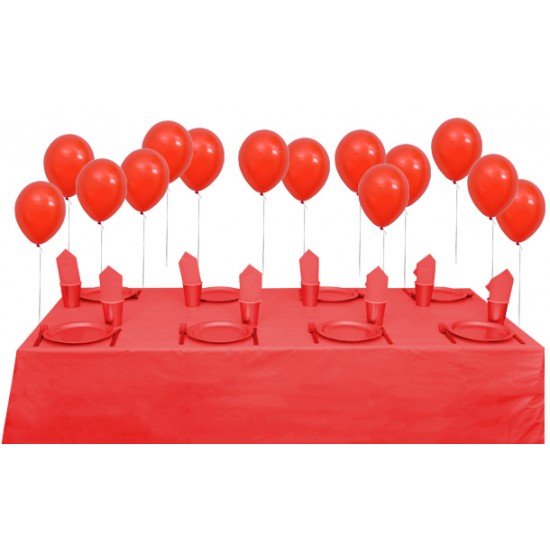 8 Kişilik Pastel Kırmızı Mini Set