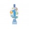 8 Adet First Birthday Balloons Blue Kaynana Dili