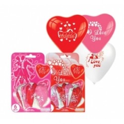 I Love You Kalp Blister Balon