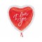 Supershape I Love You Marabou Folyo Balon